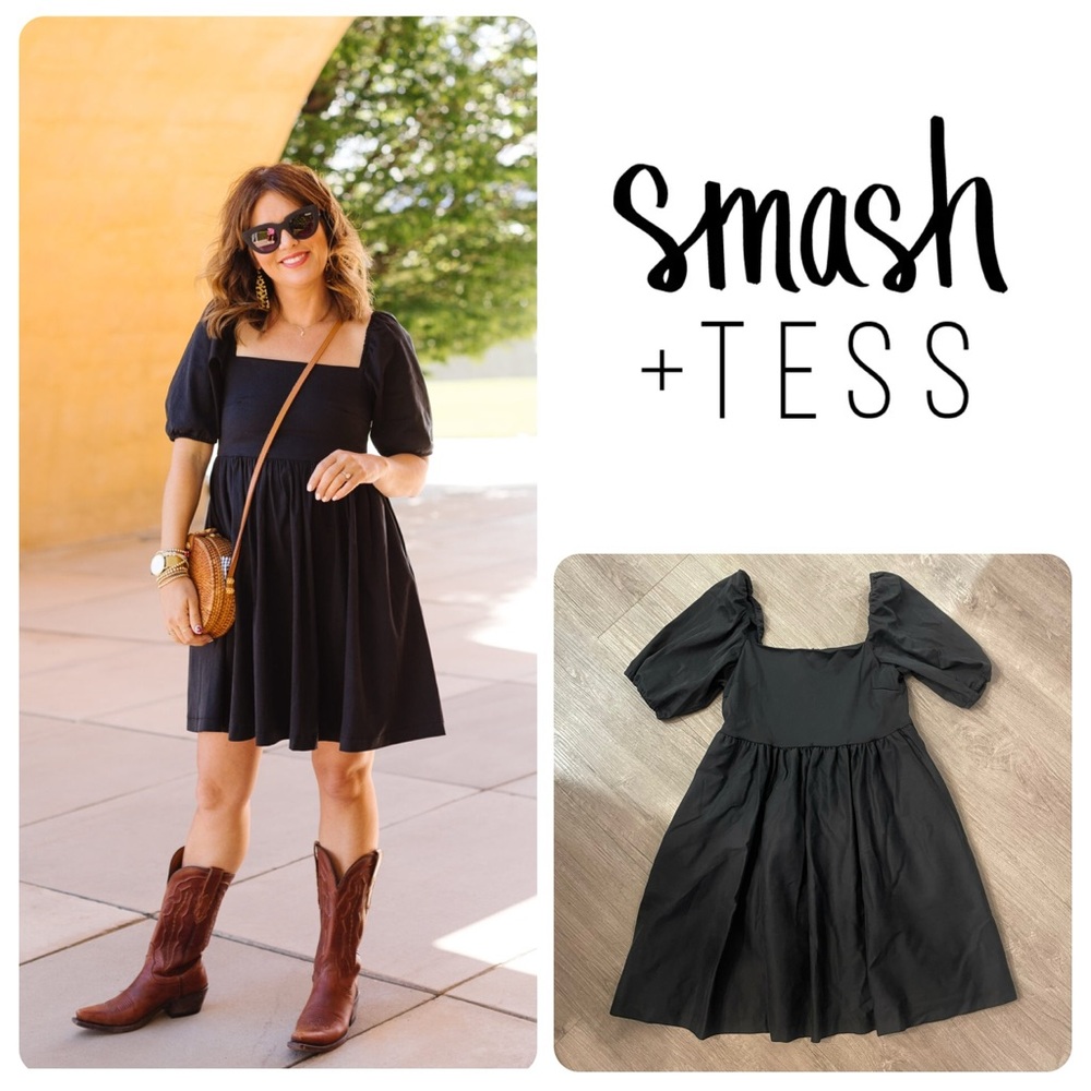 NWT Smash + Tess The Sunrise Black Mini Dress